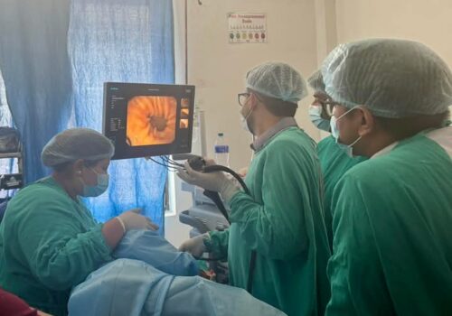 ईन्डाेस्काेपी सेवा सुरू भयाे धादिङ अस्पतालमा