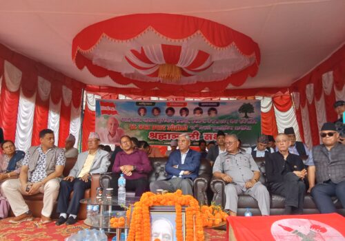 बहुमतको सरकार निर्माण गर्न पार्टी एकता र गुटकाे अन्त्य हुन जरुरी छ : काङ्ग्रेस सभापति देउवा